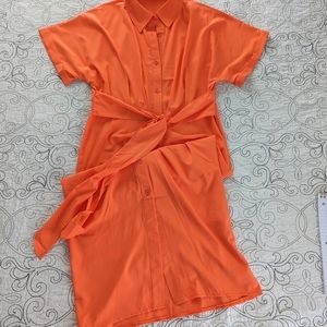 NWOT Lyaner Chiffon Pencil Dress